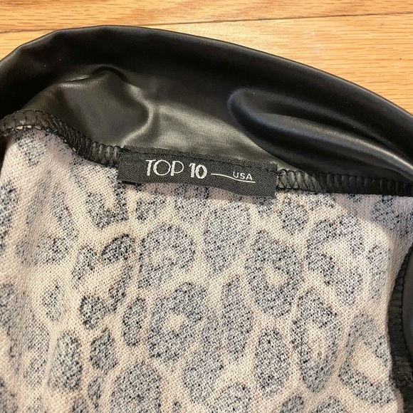 Top Ten USA Leopard Print Pencil Skirt - Picture 5 of 10